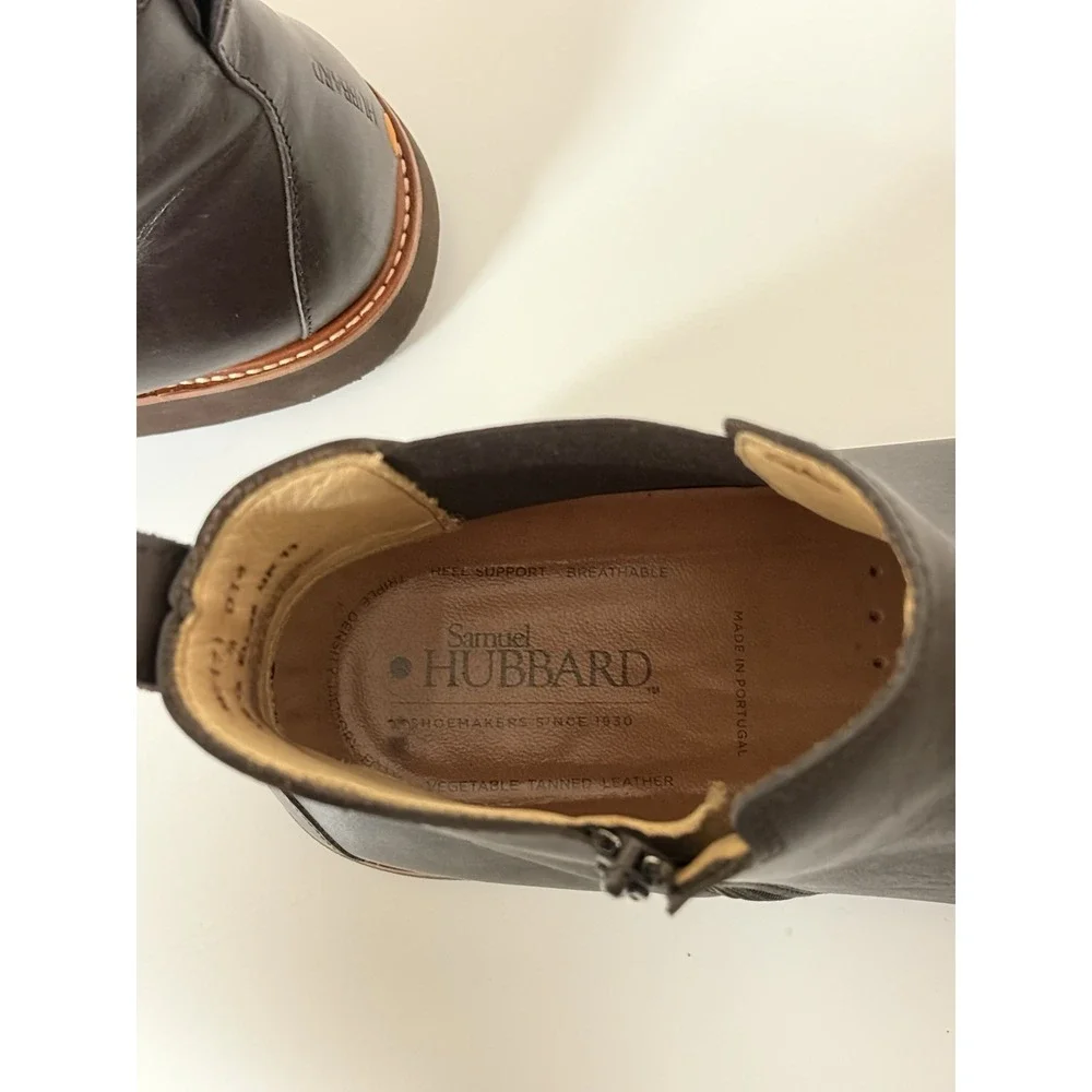 Samuel Hubbard Hubbard Up North Chelsea Boots Men's Size 12 M Brown Leather Zip